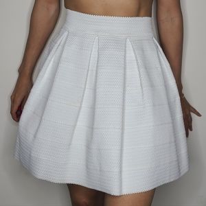 Express white circle skirt
